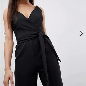 ASOS PETITE Wrap Front Jumpsuit